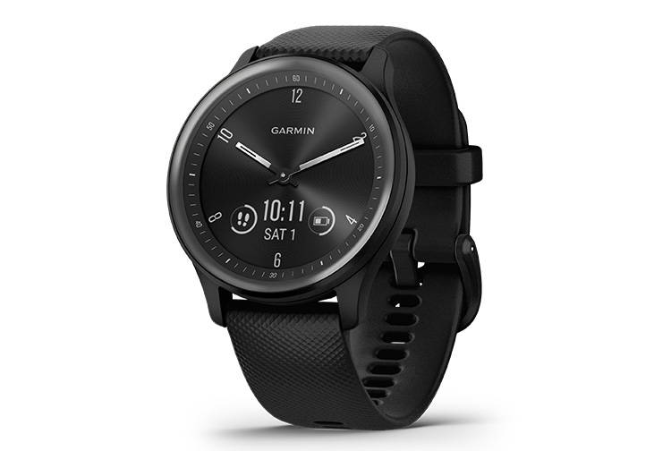 Black Garmin vivomove Sport smartwatch