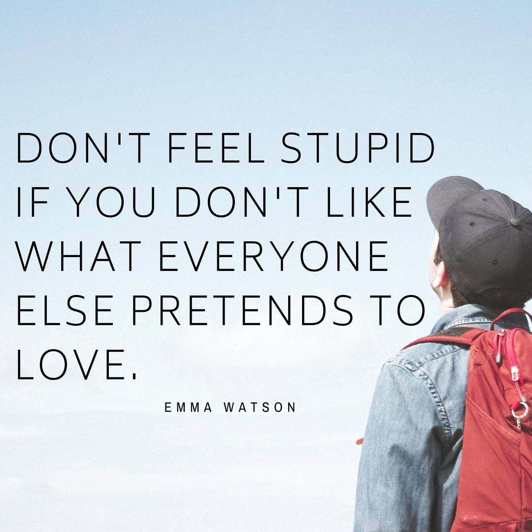 Emma Watson back to school quote