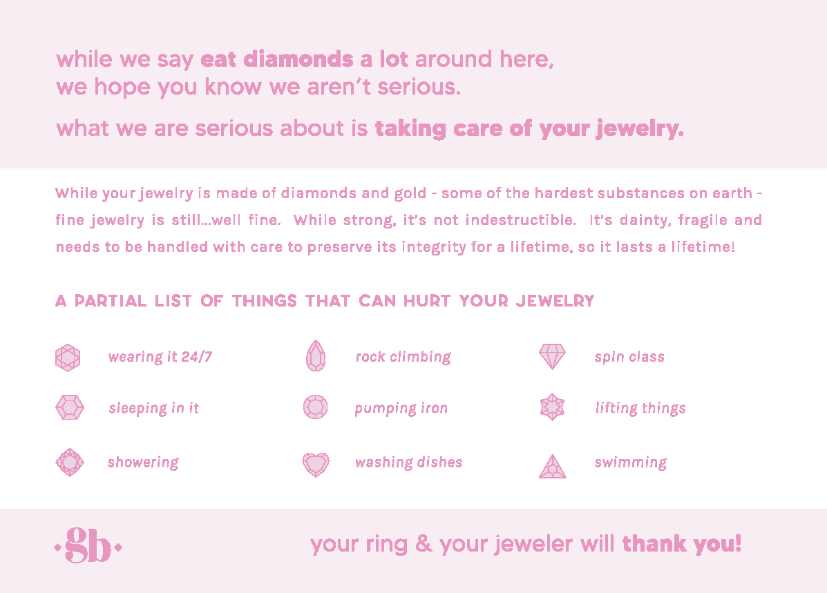 Gem Breakfast Jewelry Care Guide