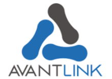 Logo of AvantLink with interconnected shapes in blue and gray.