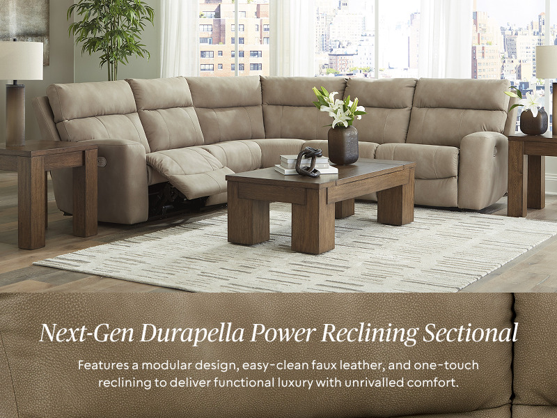 Next Gen Durapella Power Reclining Sectional