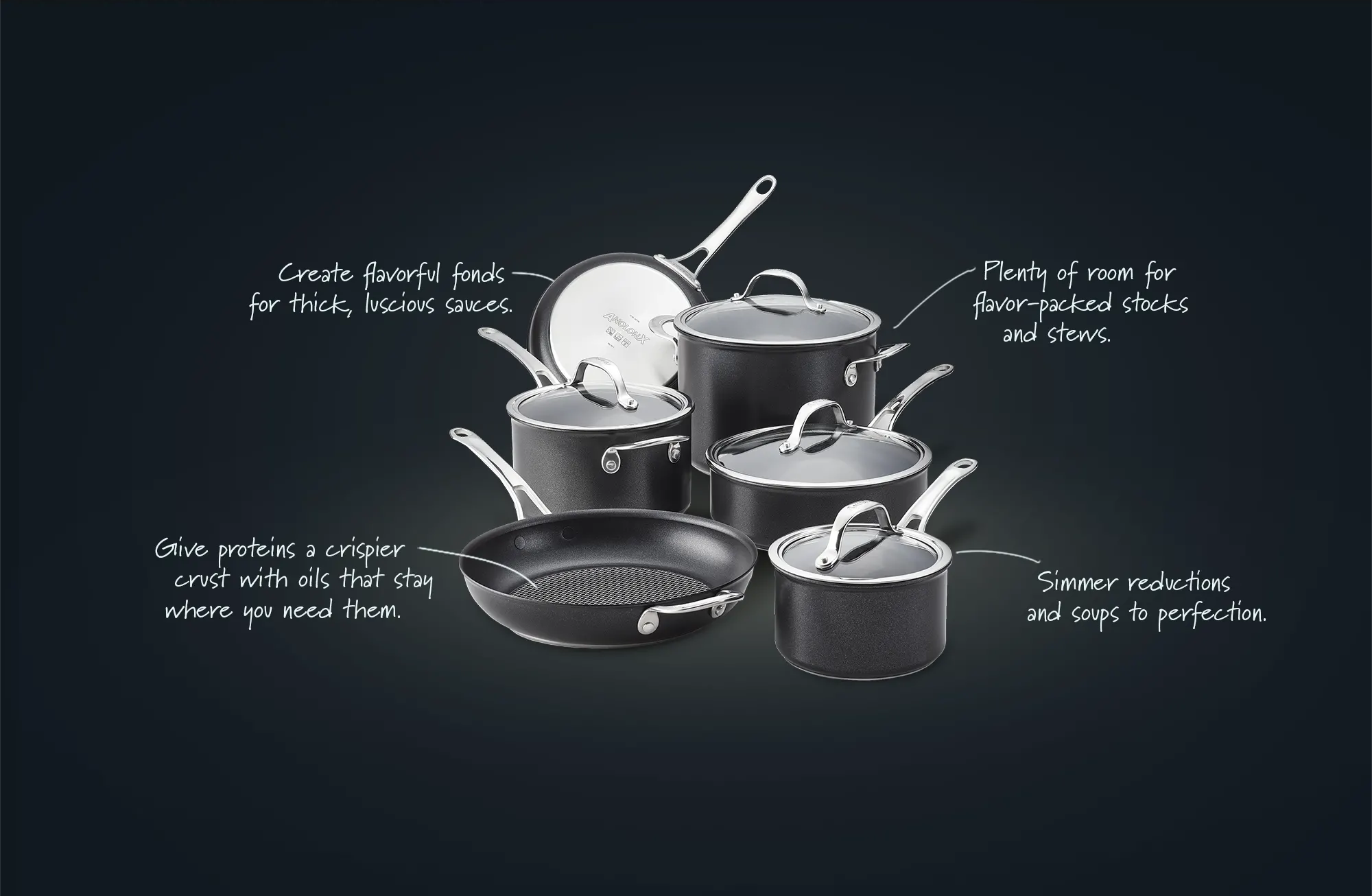 Analon Cookware sets affordable and best cookware sets