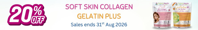 August 20% Off Soft Skin Collagen & Gelatin Plus - Mini Promo Banners