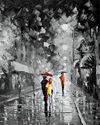 Rain, Rainy Day Paintings