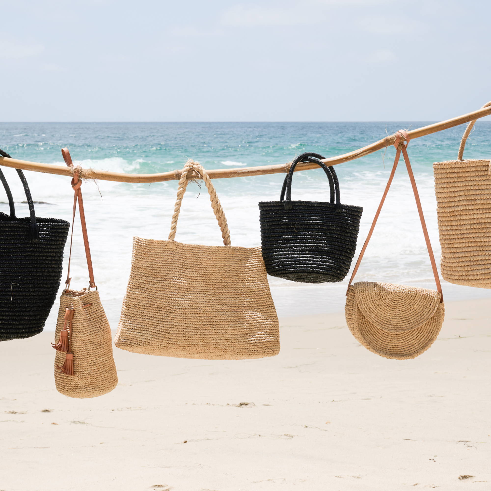 Raffia Handbags for Summer | The Little Market