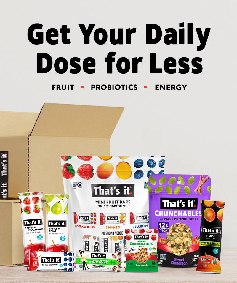 Get Your Daily Dose - Fruit, Probiotics, Coffee