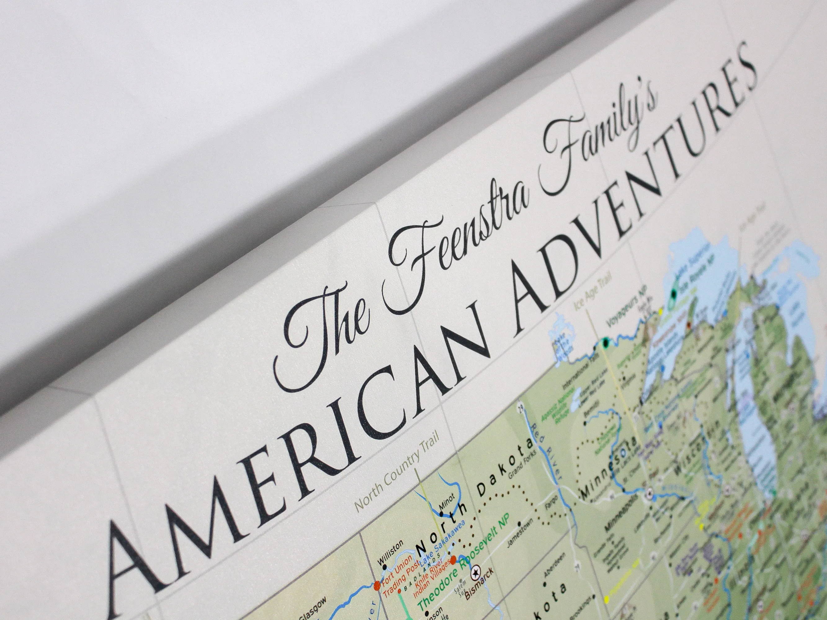 American adventure map