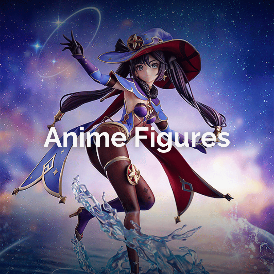 Anime figures and toys from popular series like Genshin Impact, My Hero Academia, Naruto and more!