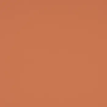 Terracotta fiberglass color sample.
