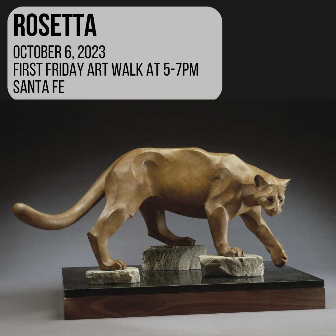 Rosetta Sculpture. Modern Wildlife Sculpture. 