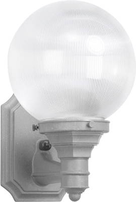 Wave Lighting S26S-GY Globe Wall Mount in Greystone Everstone finish