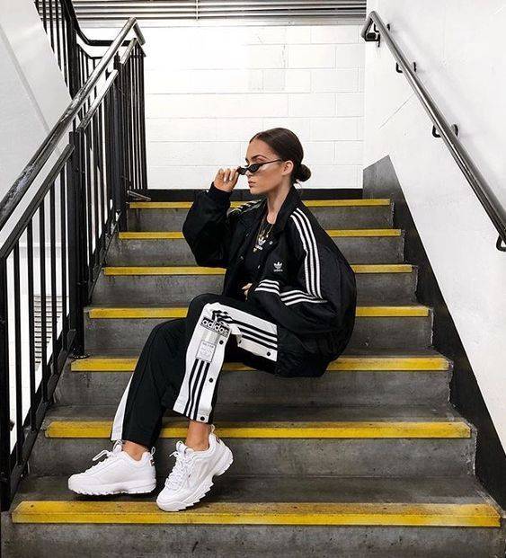 Tendances mode à Montréal : look Adidas Co-ord Street Style