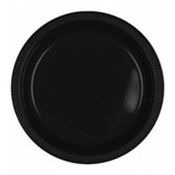 Image of black party plates. Shop all black party supplies.