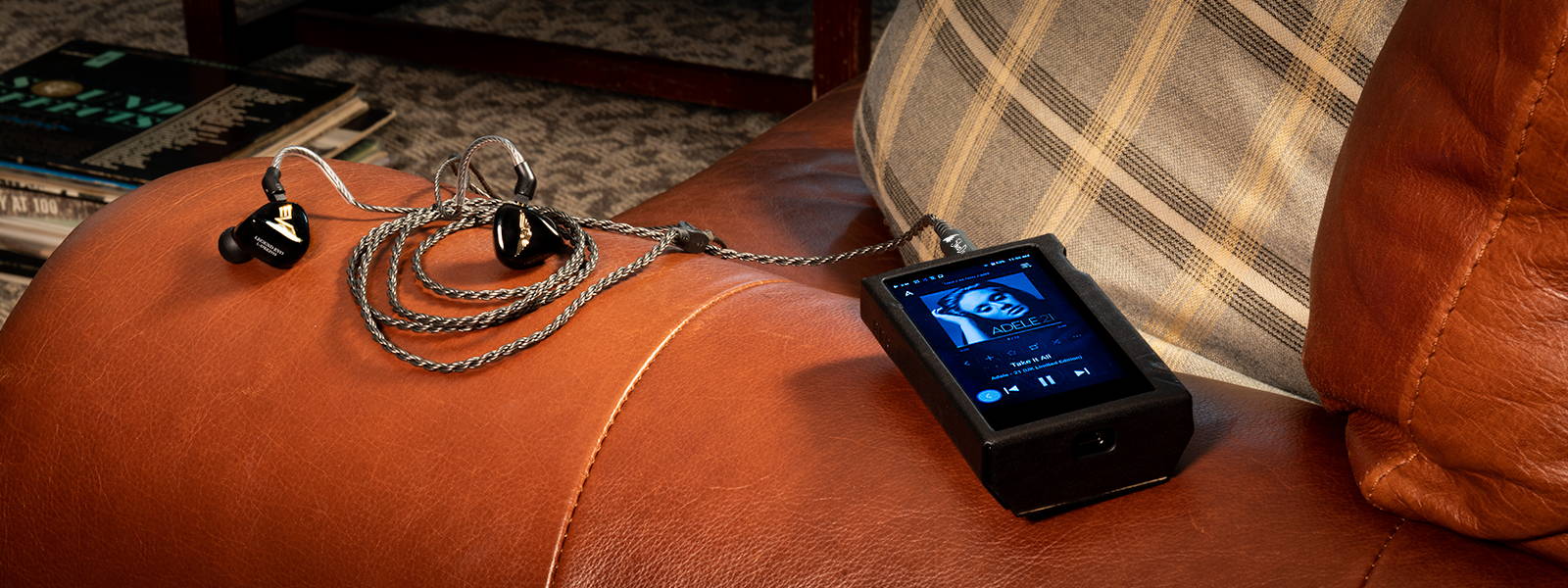 Empire Ears Legend EVO IEM with Silver Dragon IEM cable and Astell&Kern KANN Alpha DAP