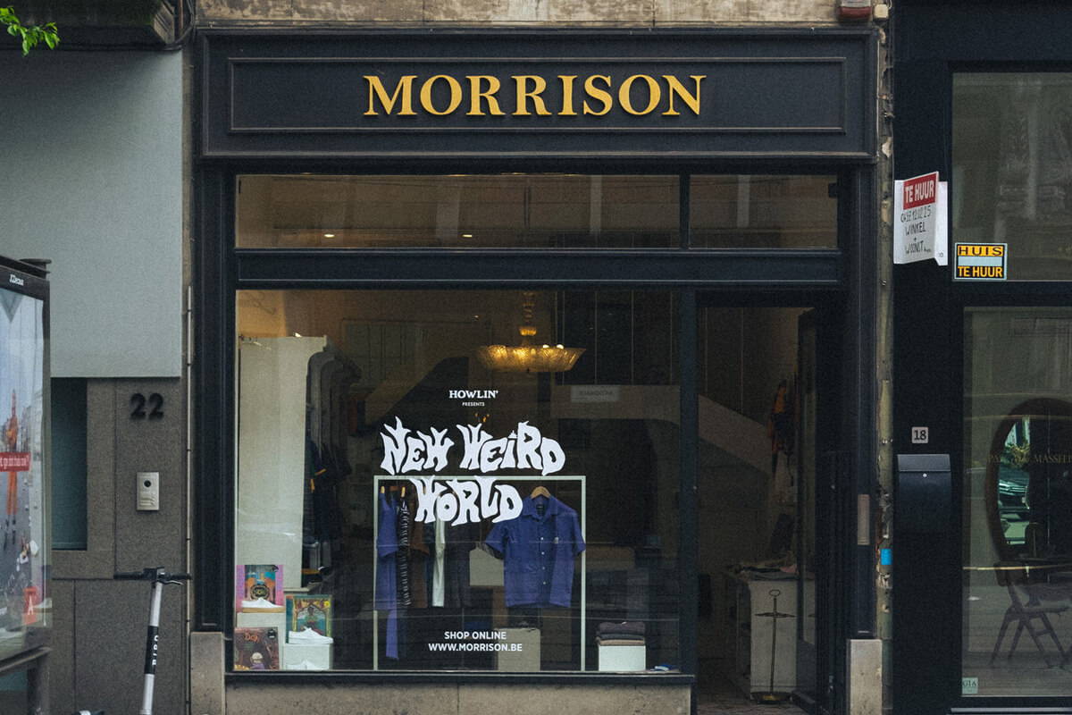 A photograph of the outside of the Morrison store in Antwerp.