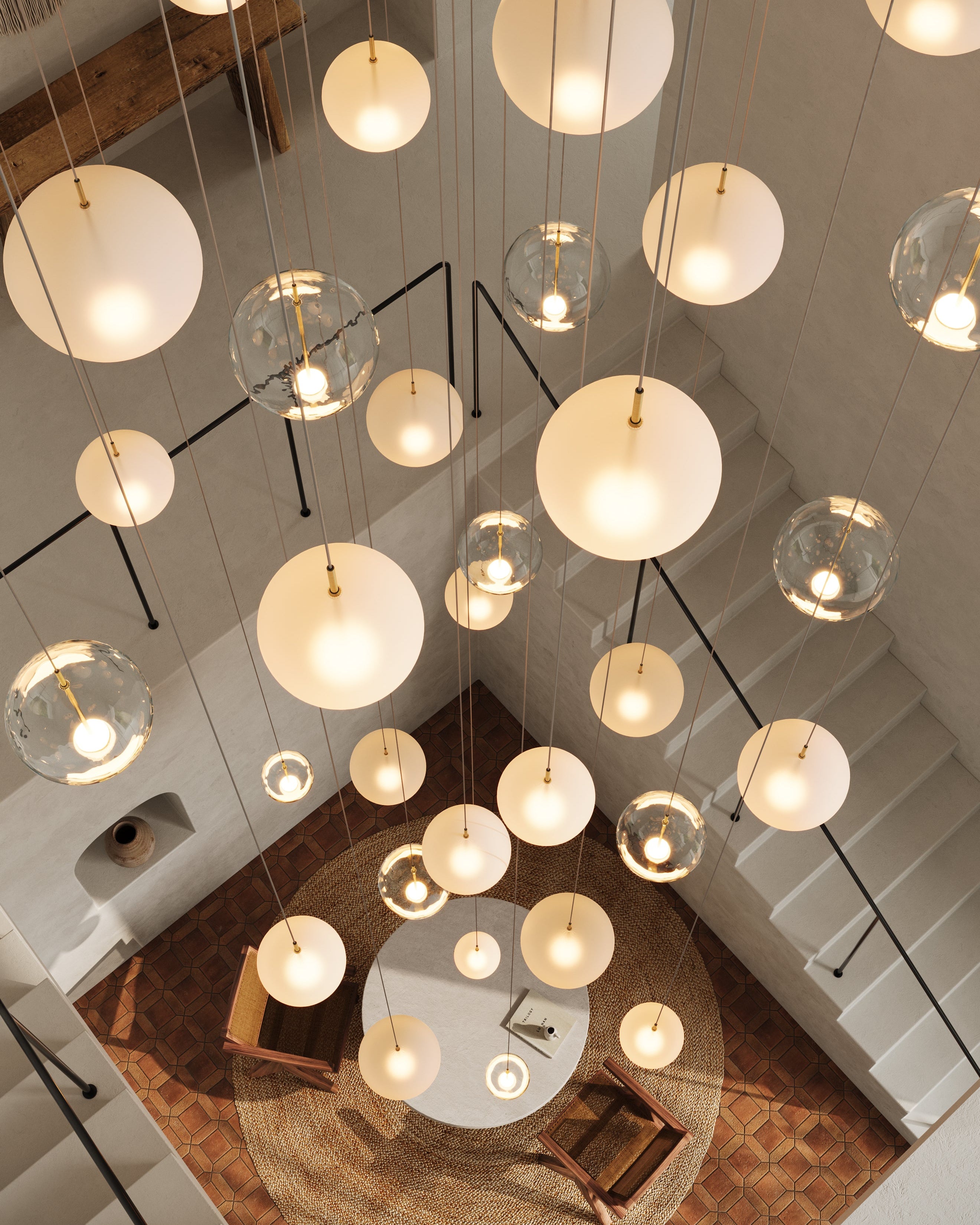 Floating Orb Pendant-Lighting Collective