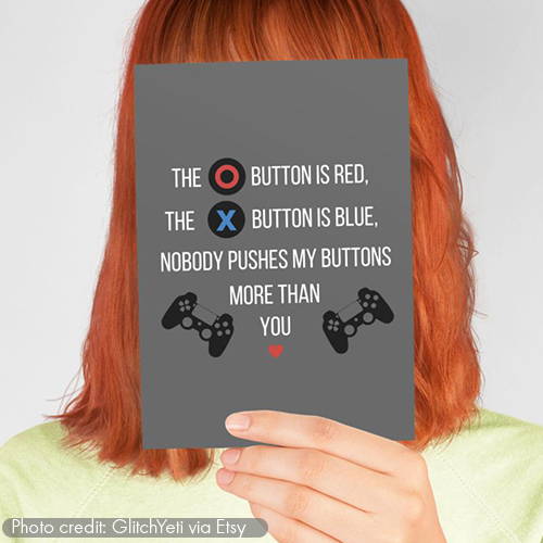 Gamer Love Card