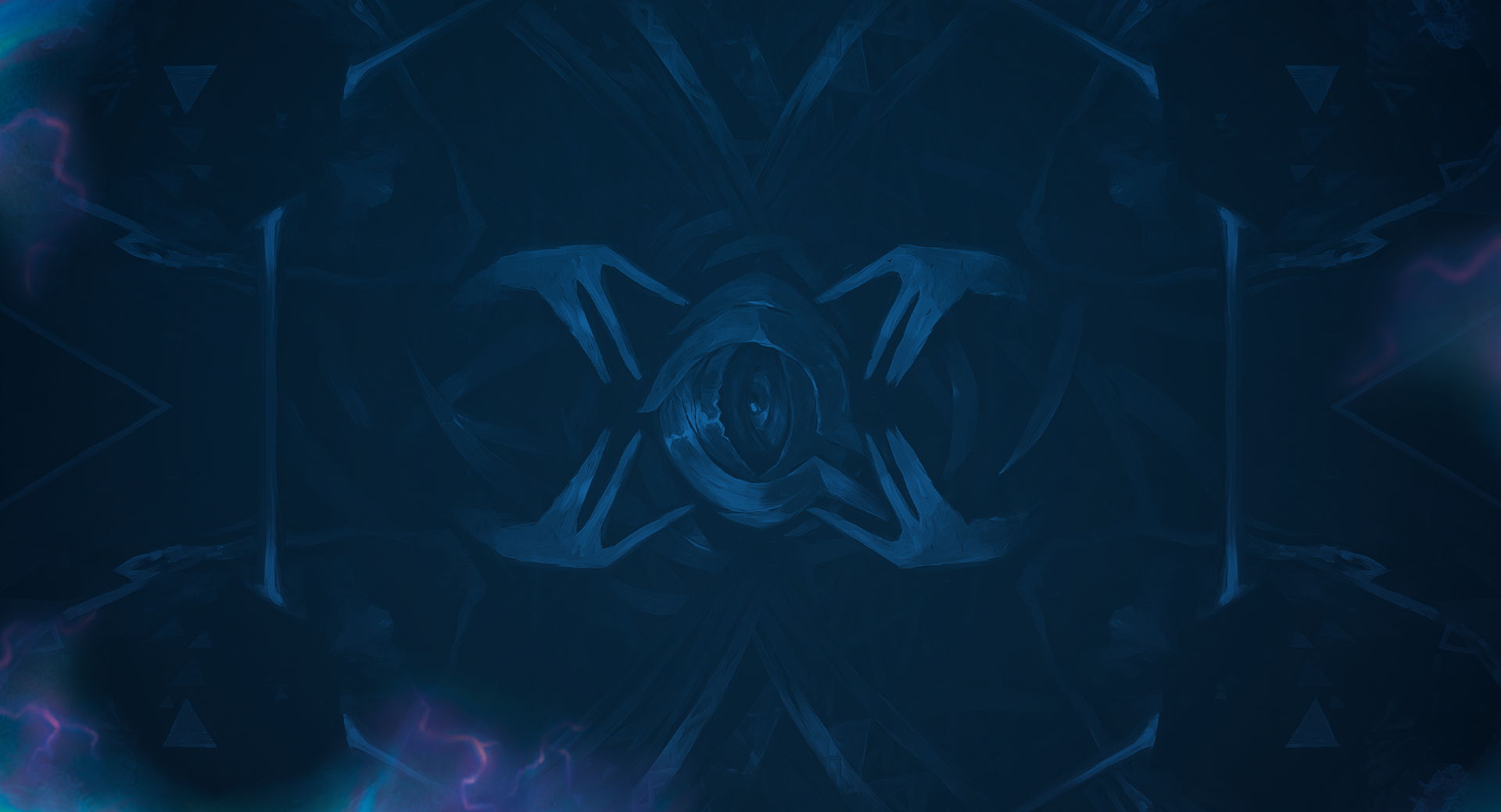 Reality Fracture MTG spoilers, release date and leaks Abstract blue and dark pattern with symmetrical shapes and textures.