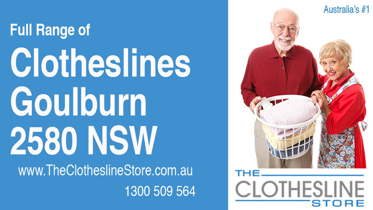 New Clotheslines in Goulburn 2580 NSW