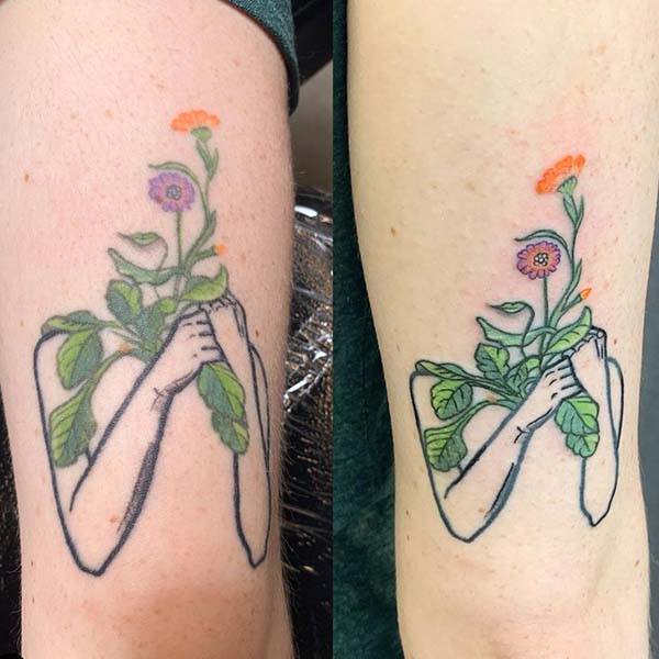 Tattoo Touch-up Before and After