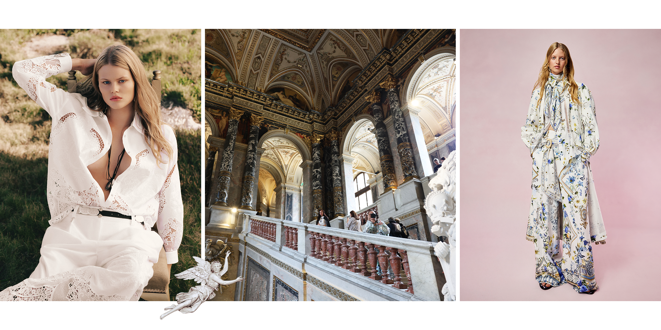 The Kunsthistorisches Museum Vienna: Renaissance Revival architecture and the Habsburg royal collection that inspired CAMILLA Elsewhere Palace prints Dandelion Skies and Chamber of Blooms.