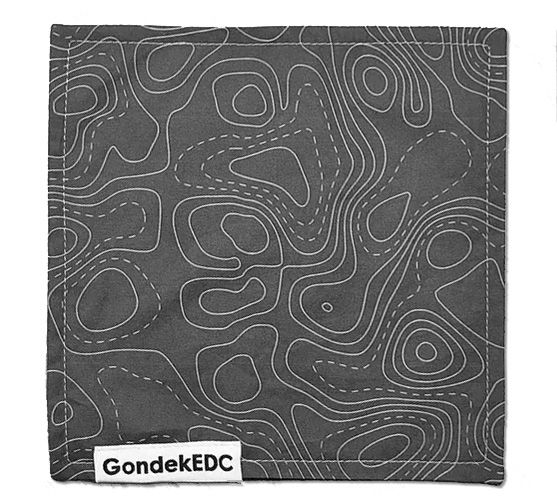 Gondek Tactical Hank in Black Topographic Pattern