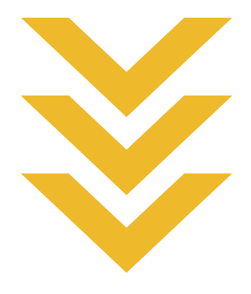 Three downward-pointing yellow arrows stacked vertically.