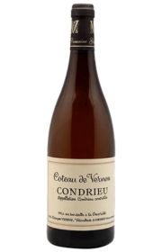 Bottle of Coteau de Vernon Condrieu white wine.