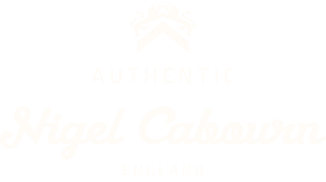 Logo of Nigel Cabourn, featuring the word 