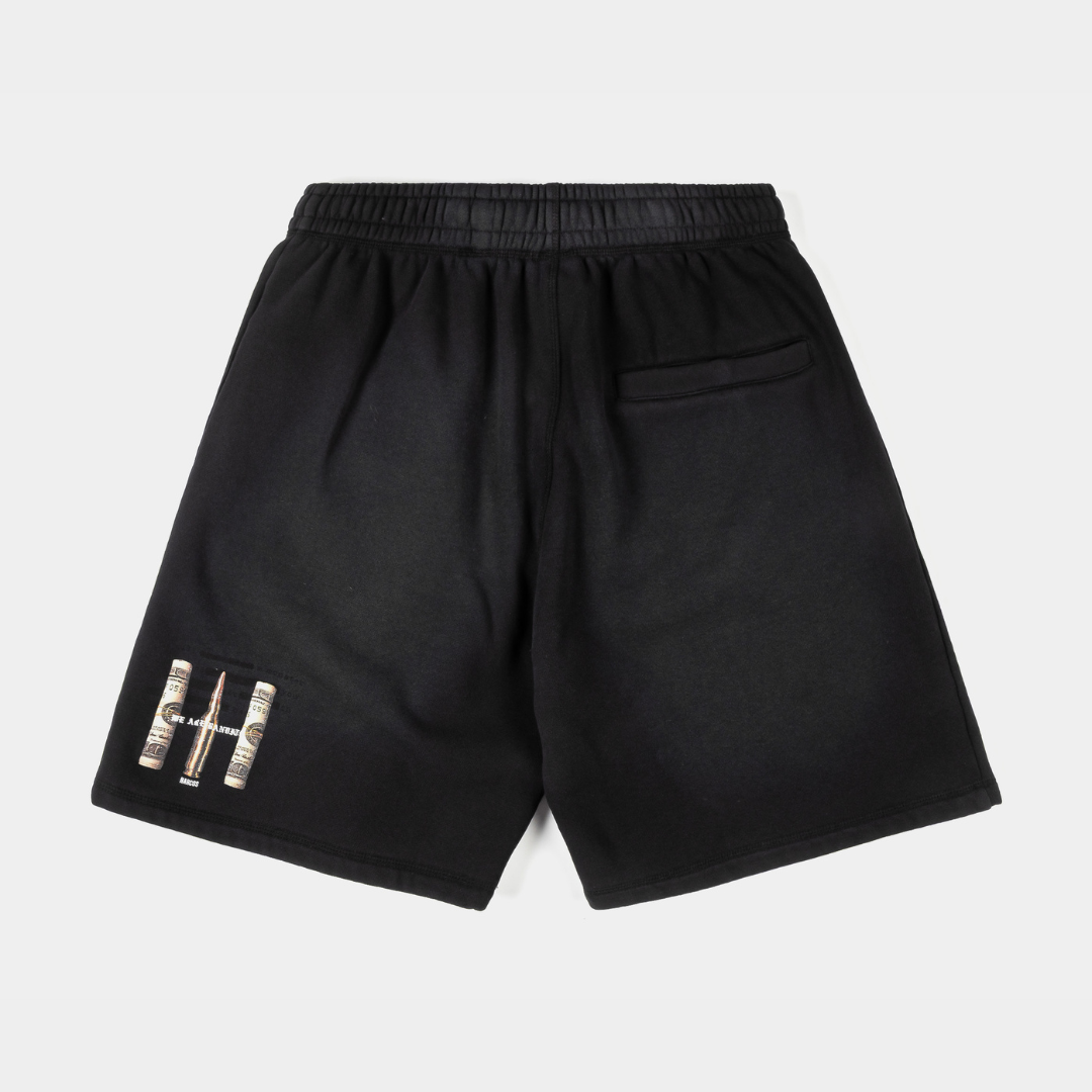Black shorts with 