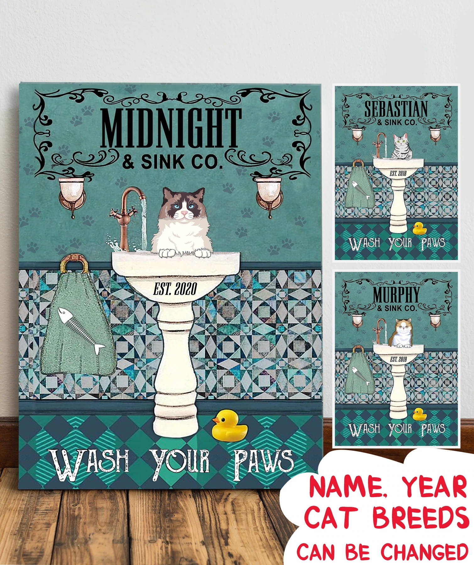 SINK COMPANY - PERSONALIZED CUSTOM CANVAS
