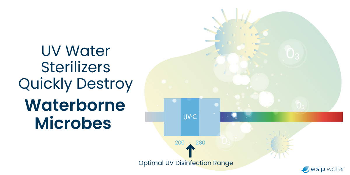 frequency used in killing microorganisms is 254 nanometers