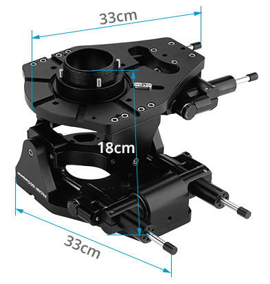 Proaim ISO Dampener Mitchell Camera Gimbal Mount for Remote Head & Gimbal-Stabilized Heads