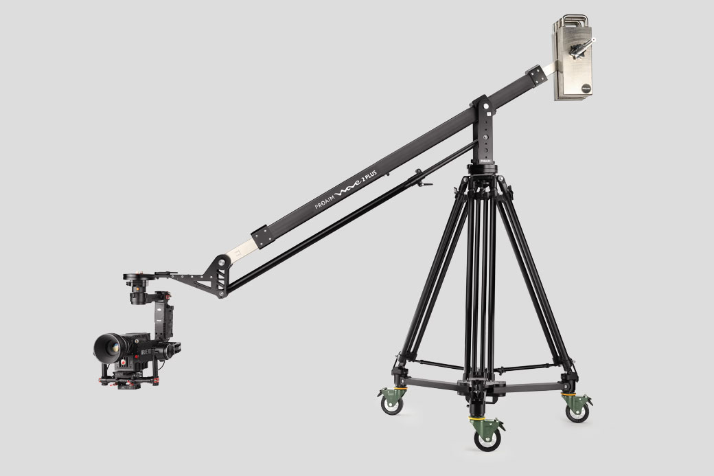 PROAIM Agile Heavy-duty Floor/Track Studio Dolly for Spiked Tripods
