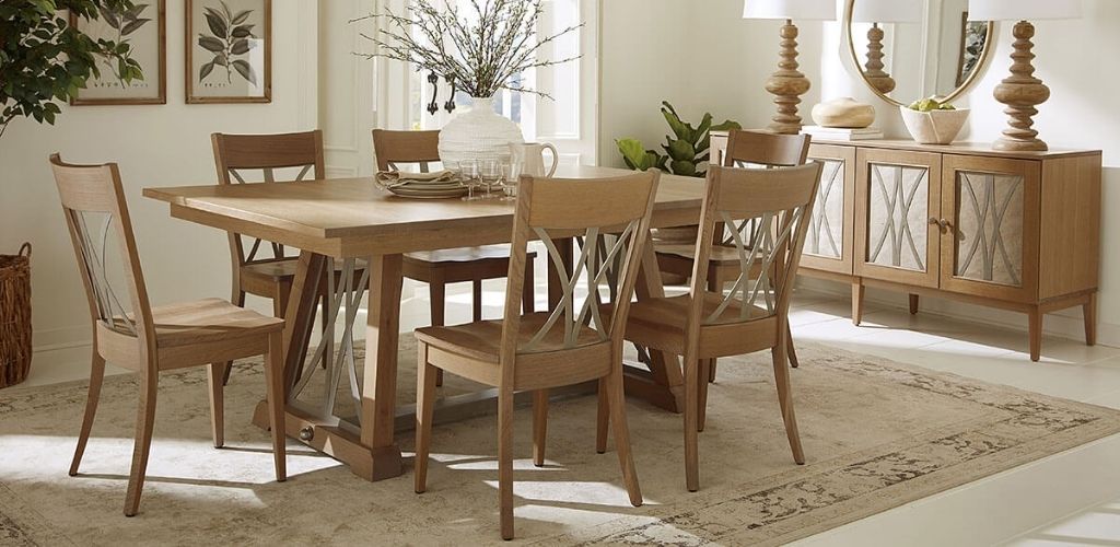 Amish Tables Wood Guide Quarter Sawn White Oak Color and Grain