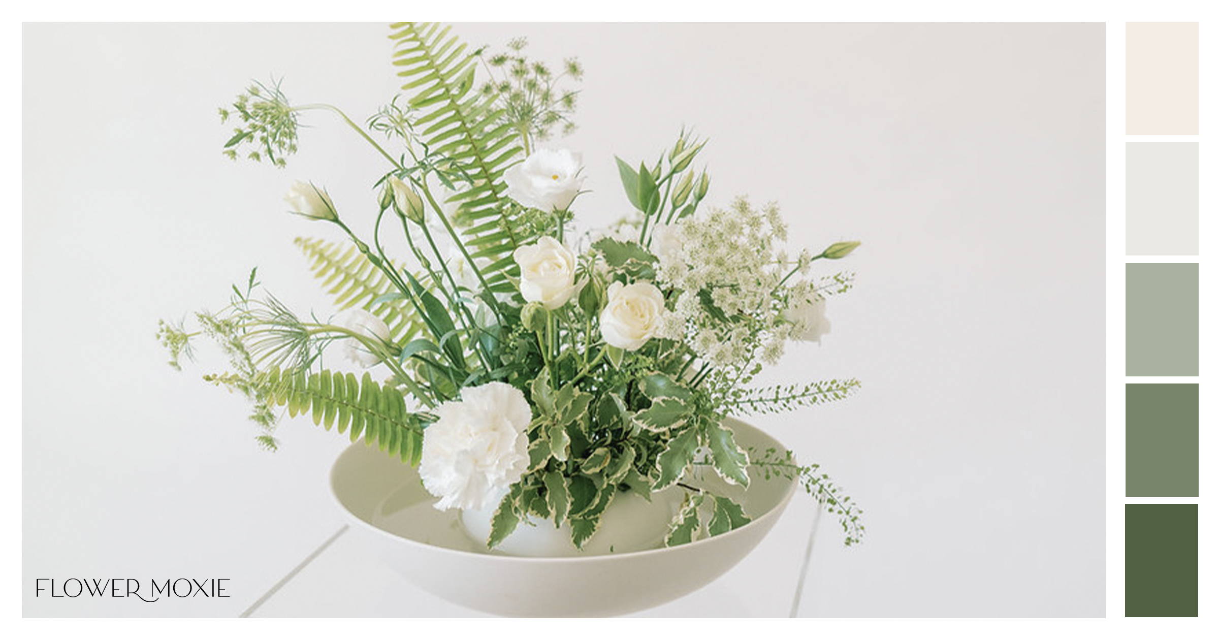 white wildflower diy wedding flower package