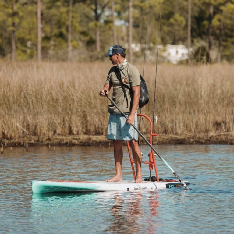 Man paddling on his HD Bug Slinger Echo