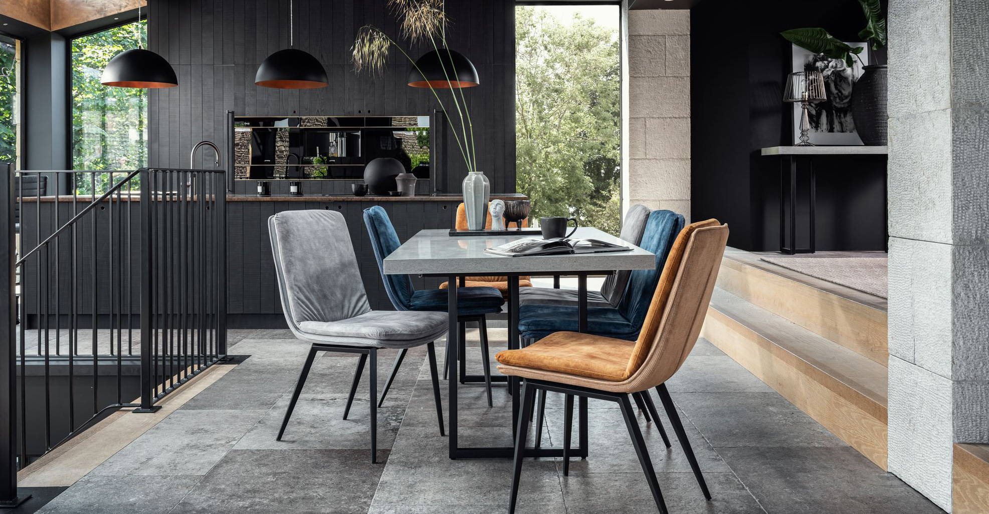 New industrial dining items online