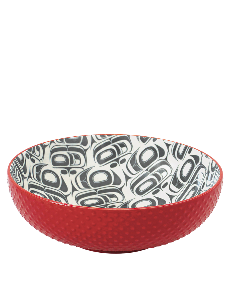 Porcelain Art Serving Bowl (Large) - Transforming Eagle