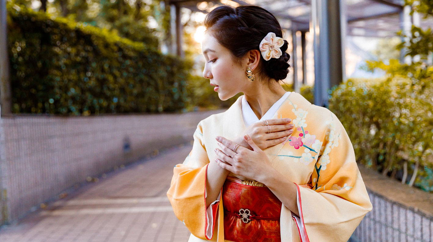 Kanzashi Hairpin Hair clip Sakura Flower Japanese Fit Kimono Maiko Collection SH 