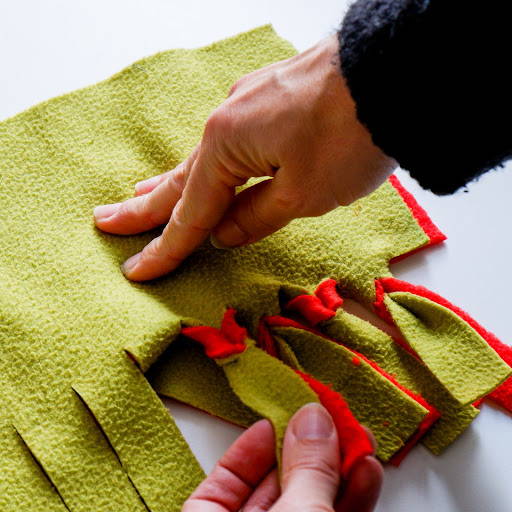 making this blanket without knots
