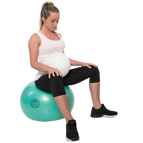 Bouncing birthing ball exercise to induce labor