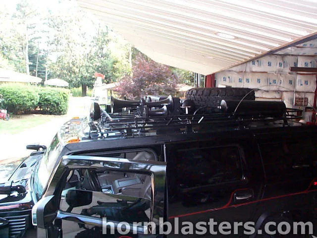 Tom's Hummer H2 Train Horn Install