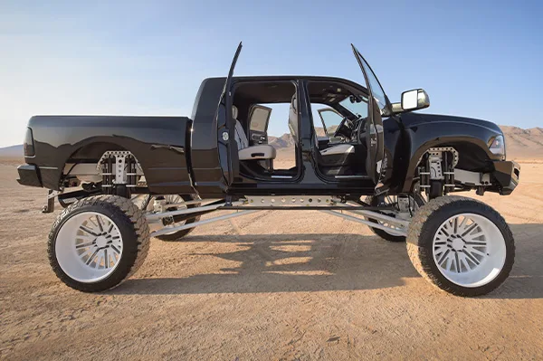 Completed Katrina Train Horn setup on Black Tie Affair 2019 Dodge Ram 3500 photo 5