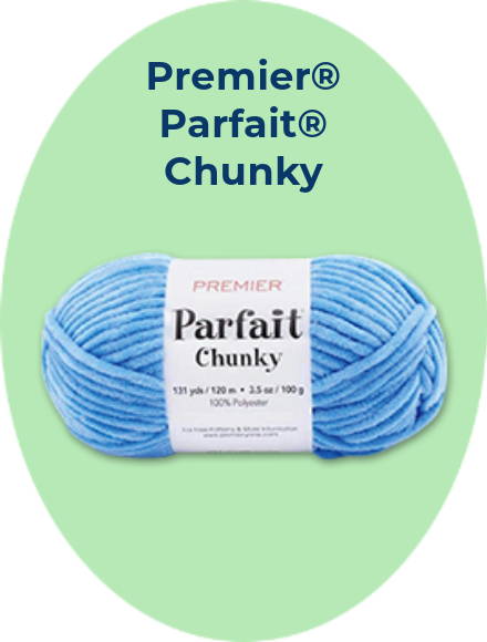Premier Parfait Chunky Yarn : soft yarn for your chunky ami patterns