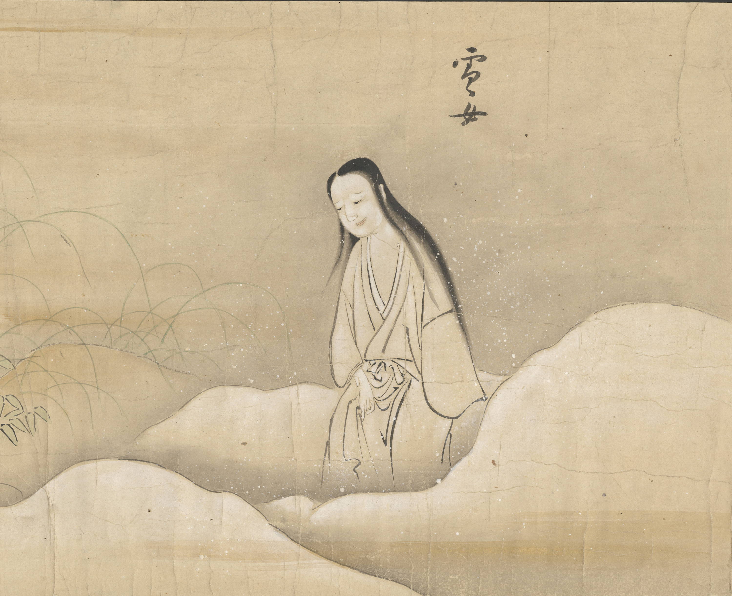 Yuki-onna Japanese painting