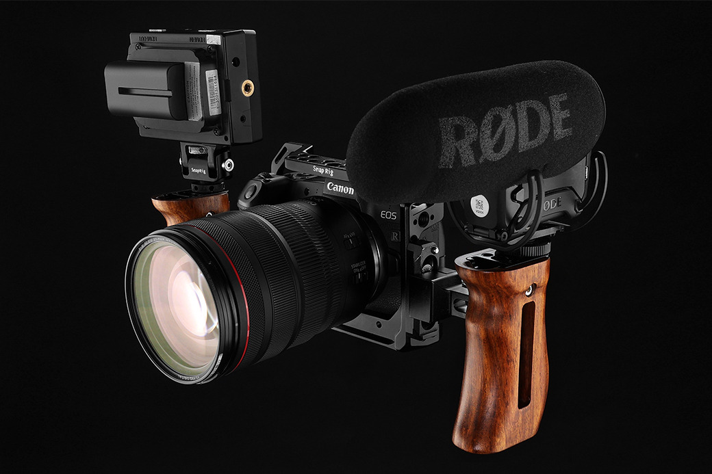 Proaim SnapRig Wood Side Handle (NATO Mount) for Camera Cage Rigs. WSH256