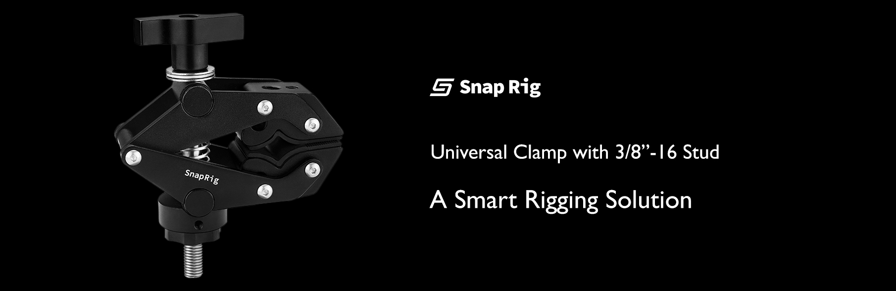 Proaim Snaprig Universal Clamp with 3/8″-16 Threaded Stud| Fits 60mm Speed Rails/Scaffold Tubes