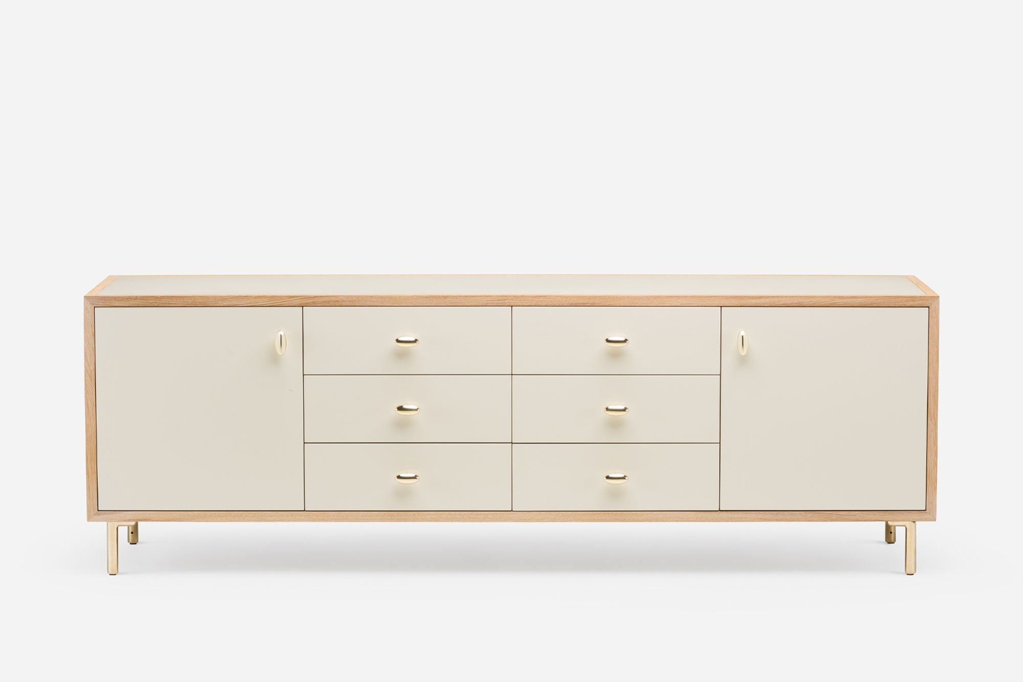 WHITE OILED OAK & BONE SATIN MATTE LACQUER