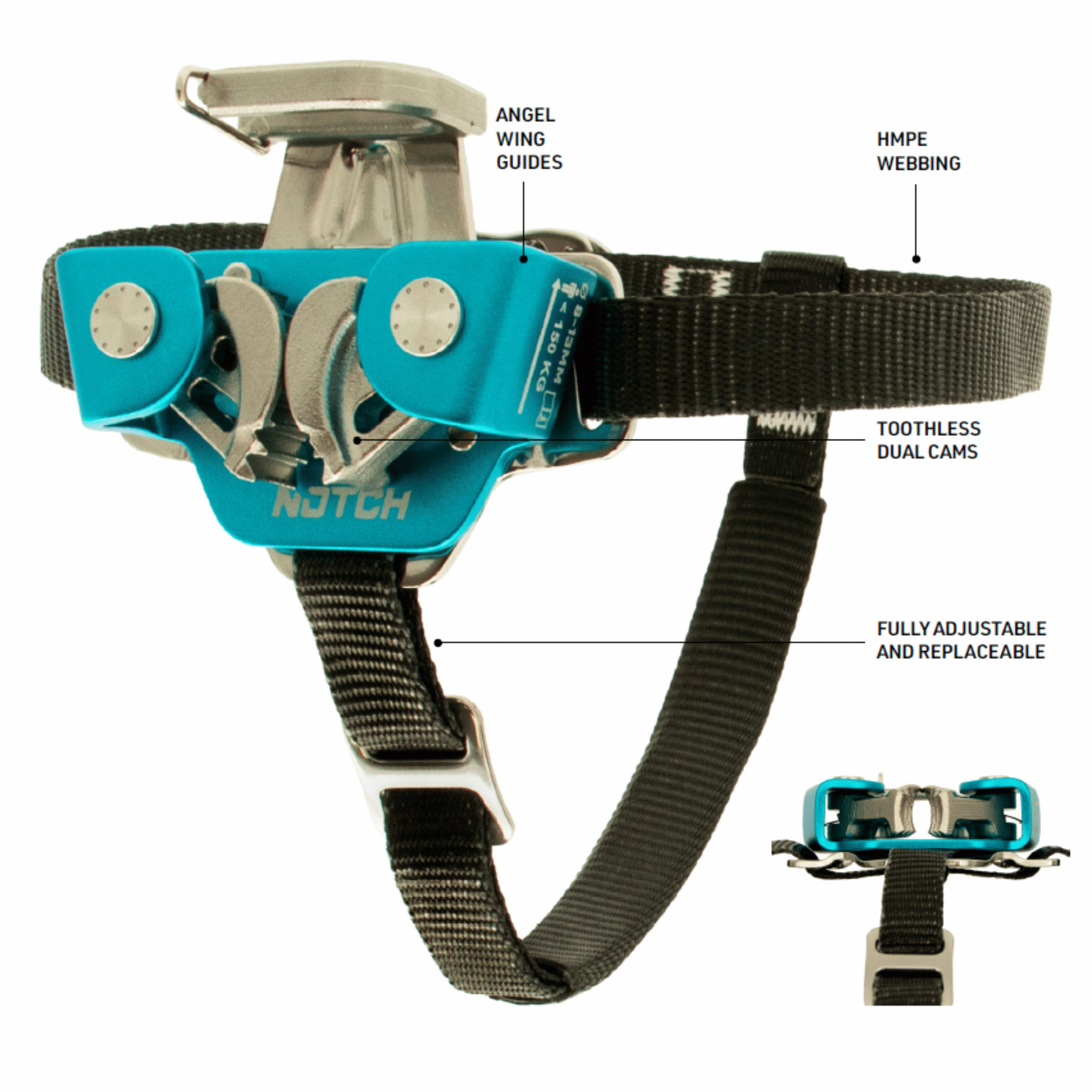 Headlamp with adjustable straps and light positioning features.